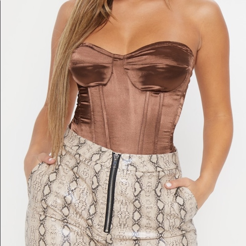 Satin Corset Top